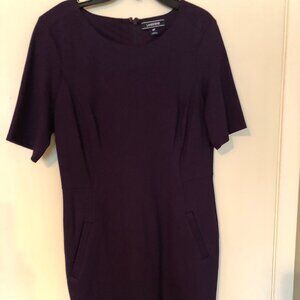 Lands End Ponte Knit Sheath Dress